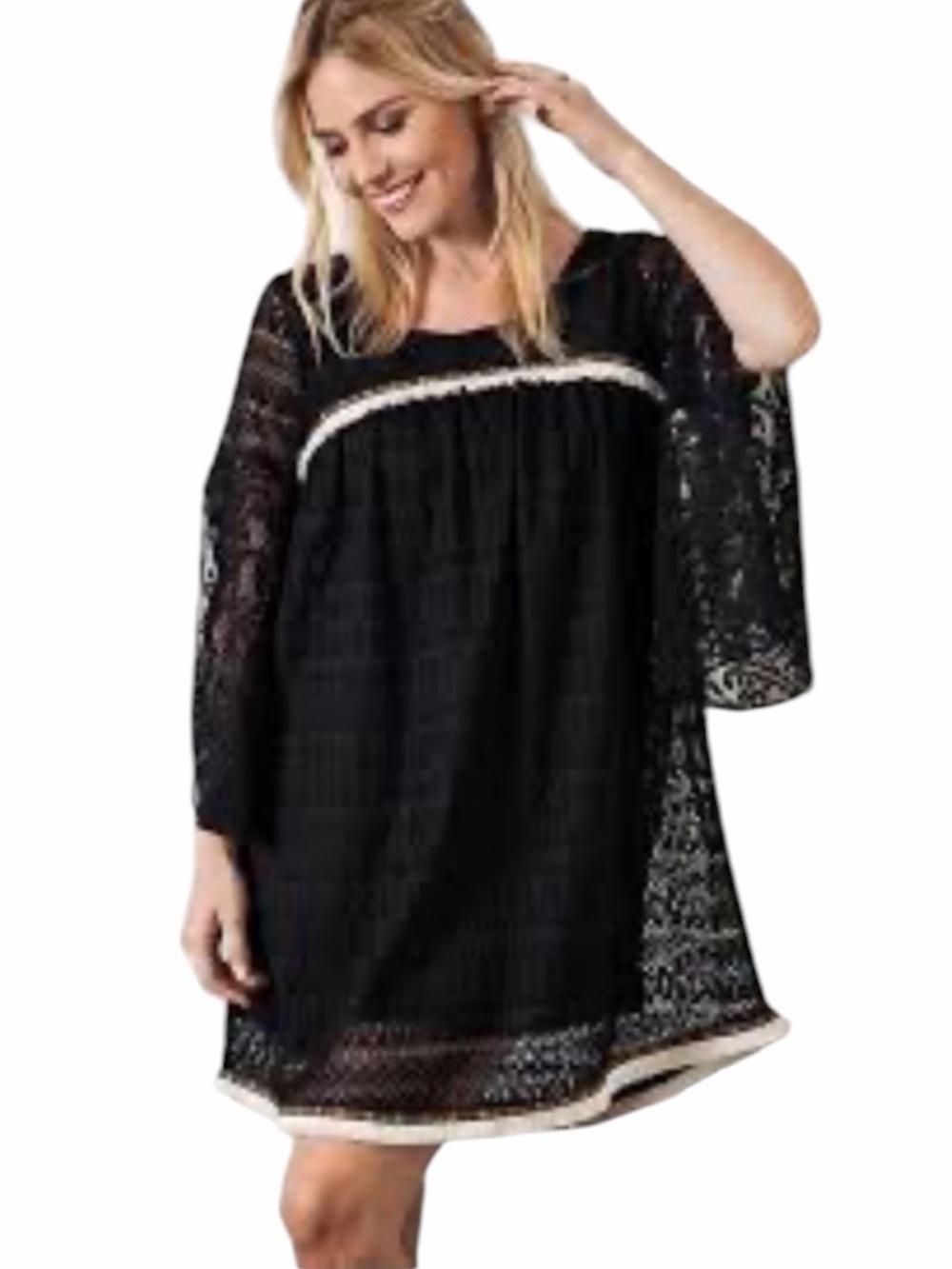 **NWT** Umgee Black Lace Dress